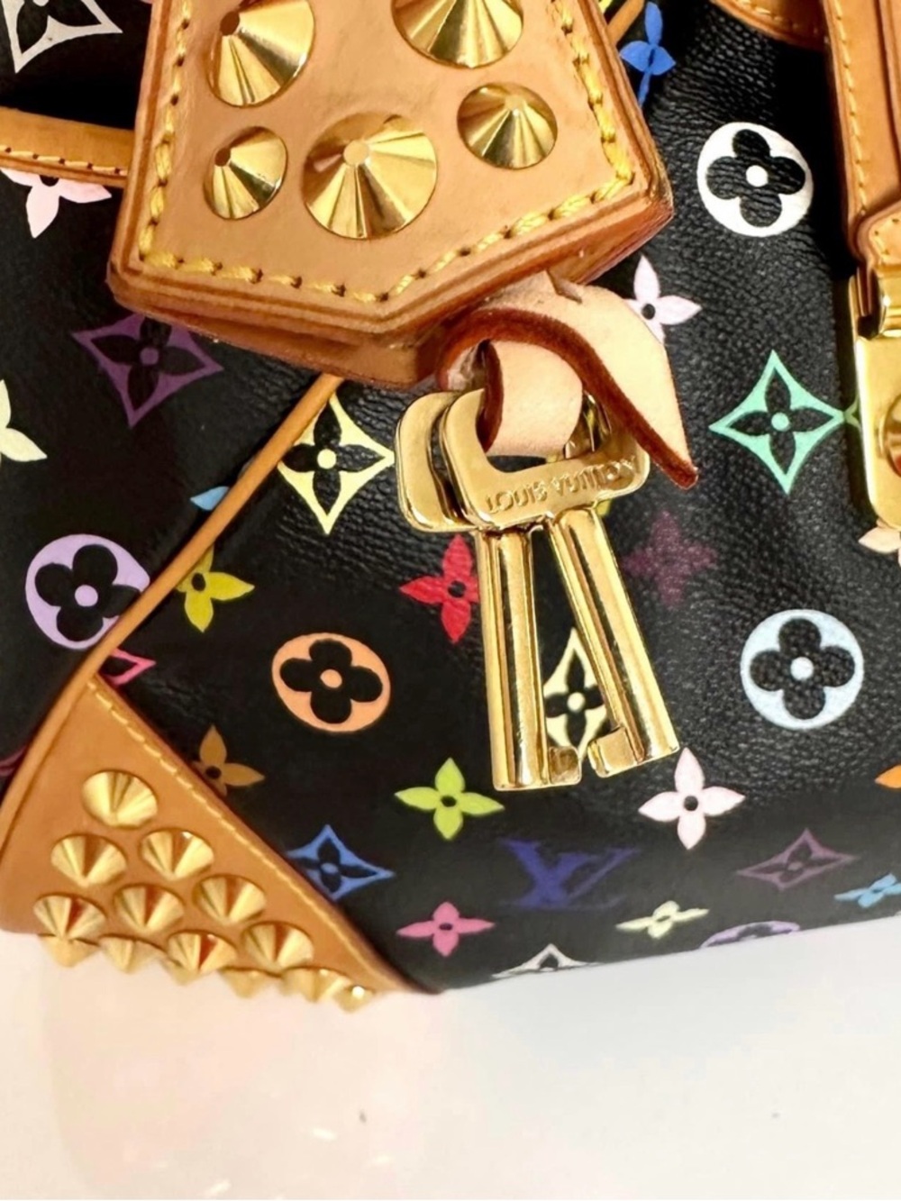 Louis Vuitton Chrissie MM Noir Black Multicolor Limited Edition Shoulder Bag - Picture 16 of 16